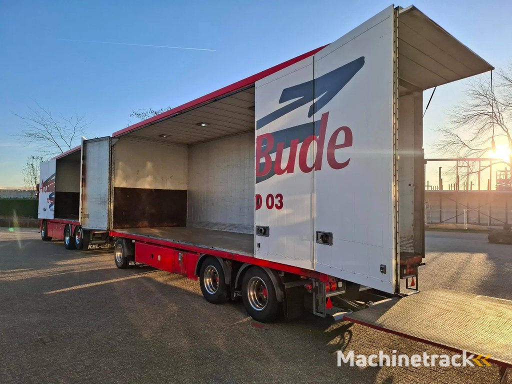 DAF XF106-530 / DEB / COMPLETE COMBI / SIDE DOORS / 2XPLATFORM 2500KG / ONLY:773032 KM / LWDS / LEATHER / EURO-6 / 2017