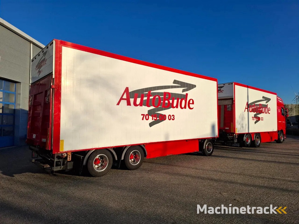 DAF XF106-530 / DEB / COMPLETE COMBI / SIDE DOORS / 2XPLATFORM 2500KG / ONLY:773032 KM / LWDS / LEATHER / EURO-6 / 2017