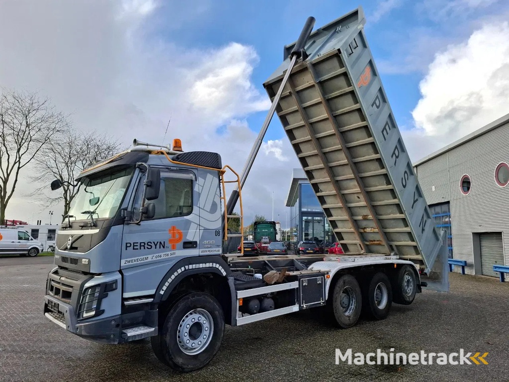 Volvo FMX-460 / 8X4 / BIG AXLE / VEB+ / ONLY:344574 KM / LIFT+LENKACHSE / 21CM³  / AUTOMATIC / EURO-6 / 2015