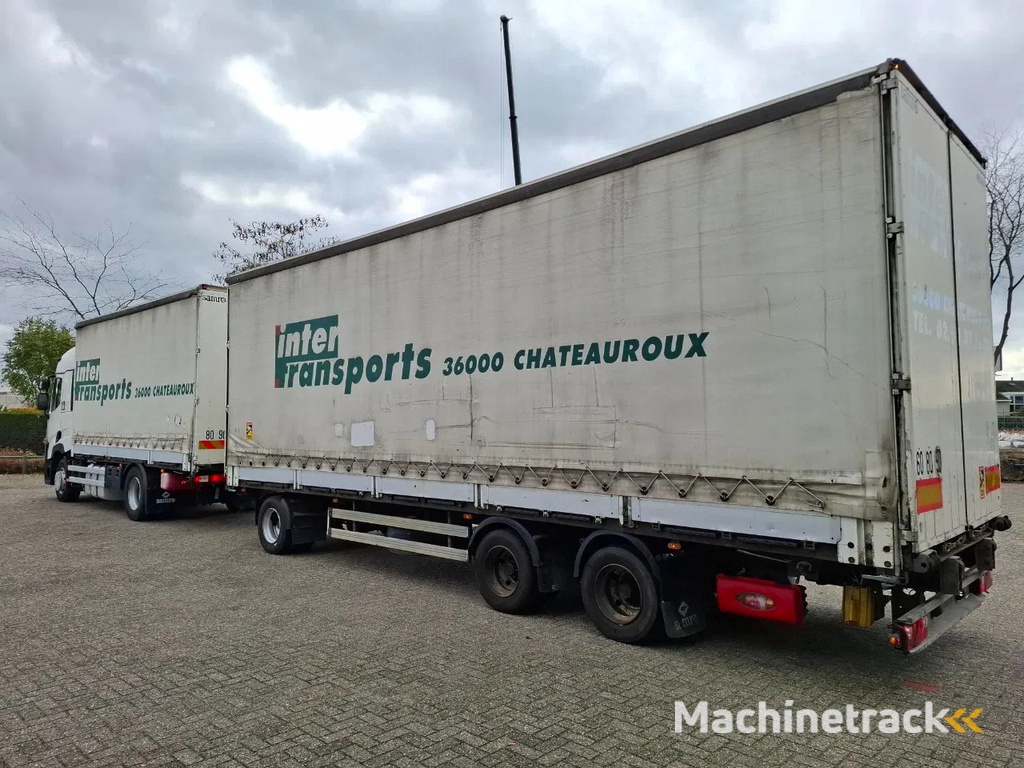 Renault T480 COMFORT / DOUBLE TANK / TIR LINE / TUV:30-03-2026 / THROUGH LOADING SYSTEM / LWDS / AUTOMATIC / EURO-6 / 2017