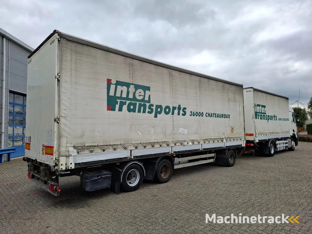 Renault T480 COMFORT / DOUBLE TANK / TIR LINE / TUV:30-03-2026 / THROUGH LOADING SYSTEM / LWDS / AUTOMATIC / EURO-6 / 2017