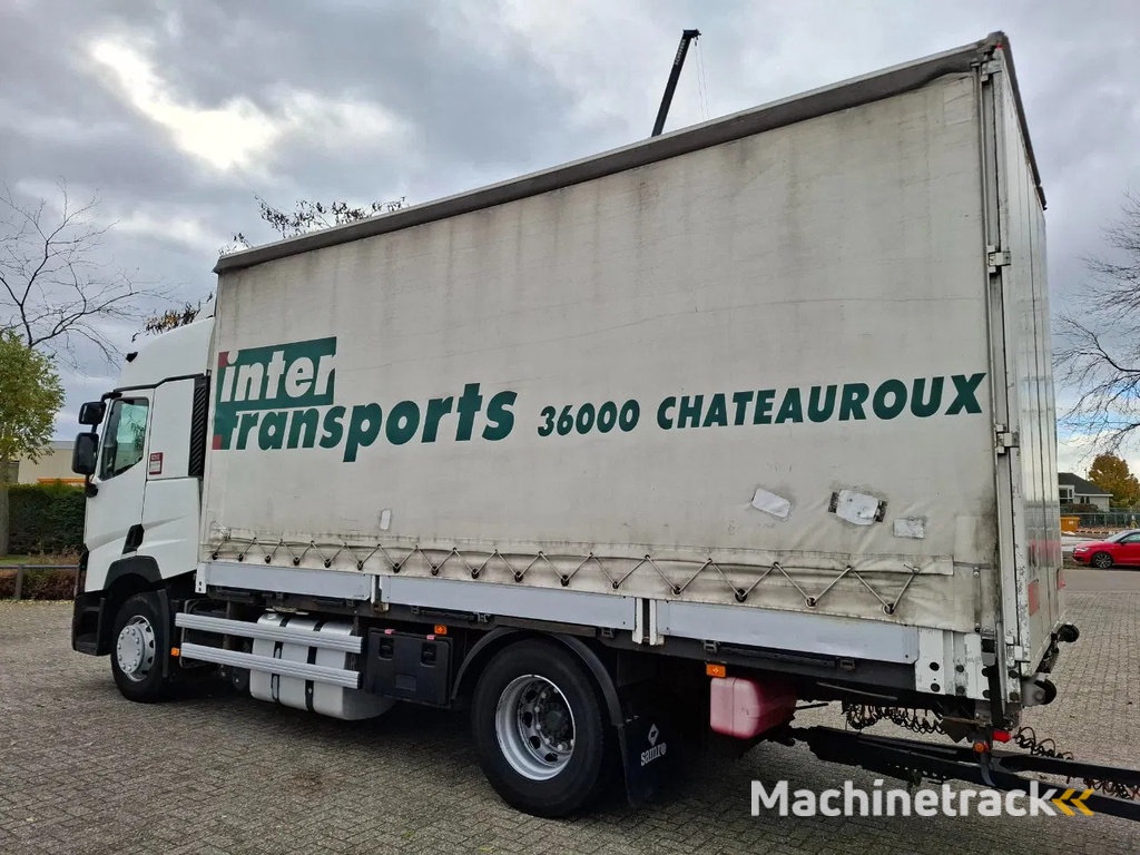 Renault T480 COMFORT / DOUBLE TANK / TIR LINE / TUV:30-03-2026 / THROUGH LOADING SYSTEM / LWDS / AUTOMATIC / EURO-6 / 2017