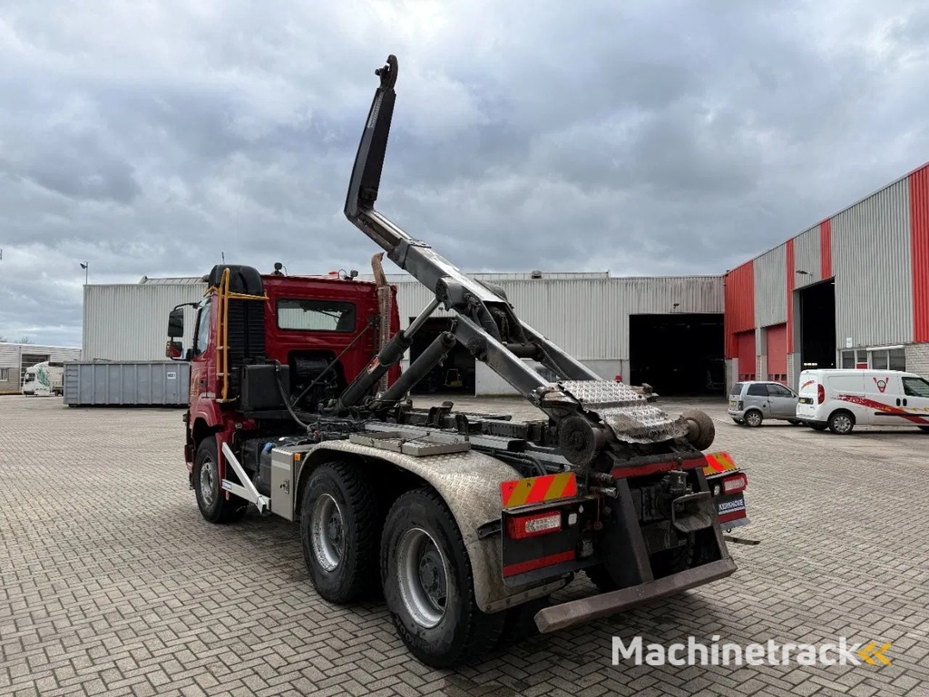 Volvo FMX4-500 / ENGINE RUNNING / VEB+ / 6X4 / BIG AXLE / AJK 20 TON HOOKLIFT / ONLY:276433 KM / AUTOMATIC / EURO-6 / 2020