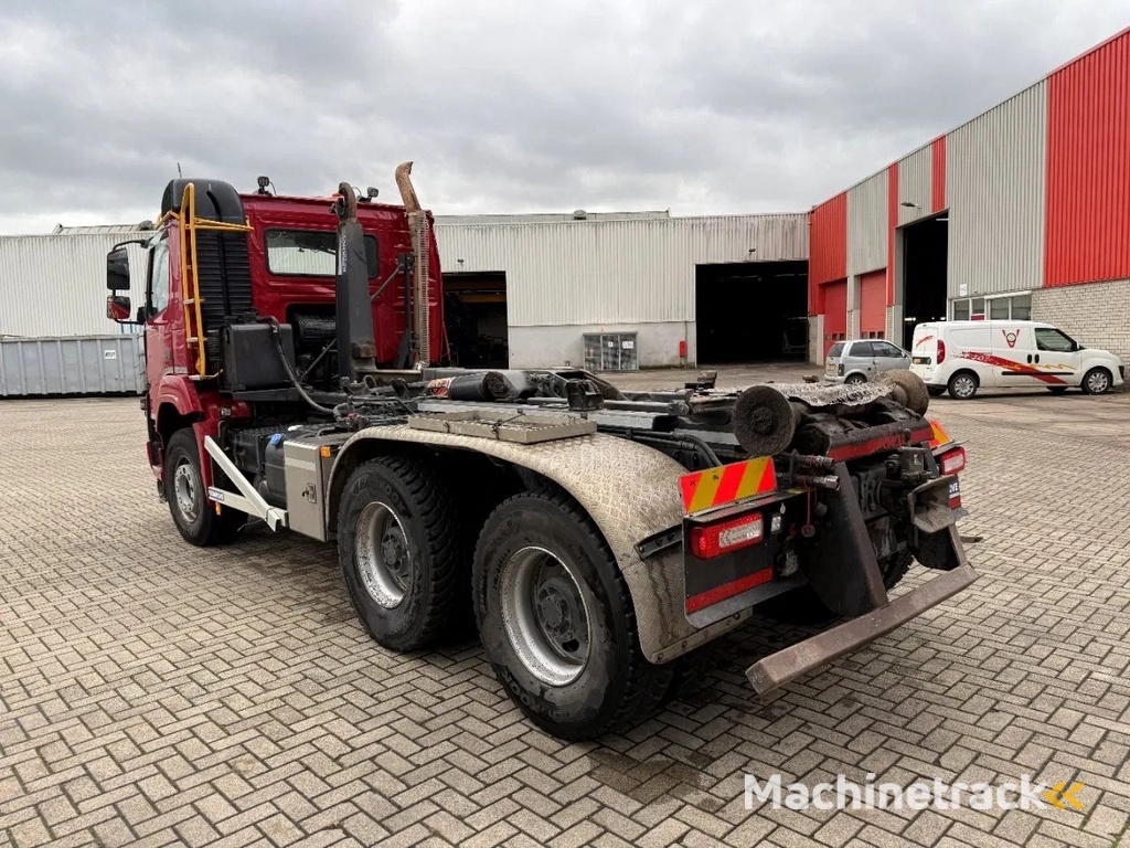 Volvo FMX4-500 / ENGINE RUNNING / VEB+ / 6X4 / BIG AXLE / AJK 20 TON HOOKLIFT / ONLY:276433 KM / AUTOMATIC / EURO-6 / 2020