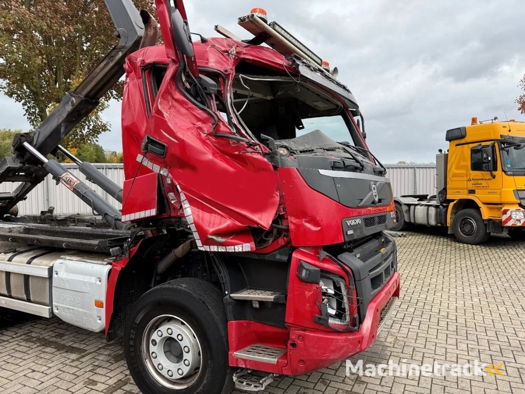 Volvo FMX4-500 / ENGINE RUNNING / VEB+ / 6X4 / BIG AXLE / AJK 20 TON HOOKLIFT / ONLY:276433 KM / AUTOMATIC / EURO-6 / 2020