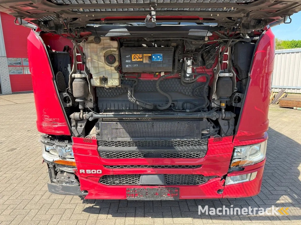 Scania NGS R500 / ENGINE RUNNING / RETARDER / HYDRAULICS / GERMAN TRUCK / ALCOA / FULL-AIR / AUTOMATIC / EURO-6 / 2018