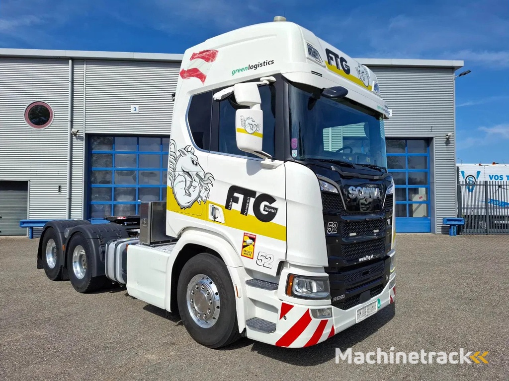 Scania NGS R650 V8 / 6X4 / RETARDER / 2X BIG AXLE / PARKCOOL / DOUBLE TANK / INLINER / FULL-AIR / ALCOA / LEATHER / NAVI / GEN2 V2 / EURO-6 / 2018