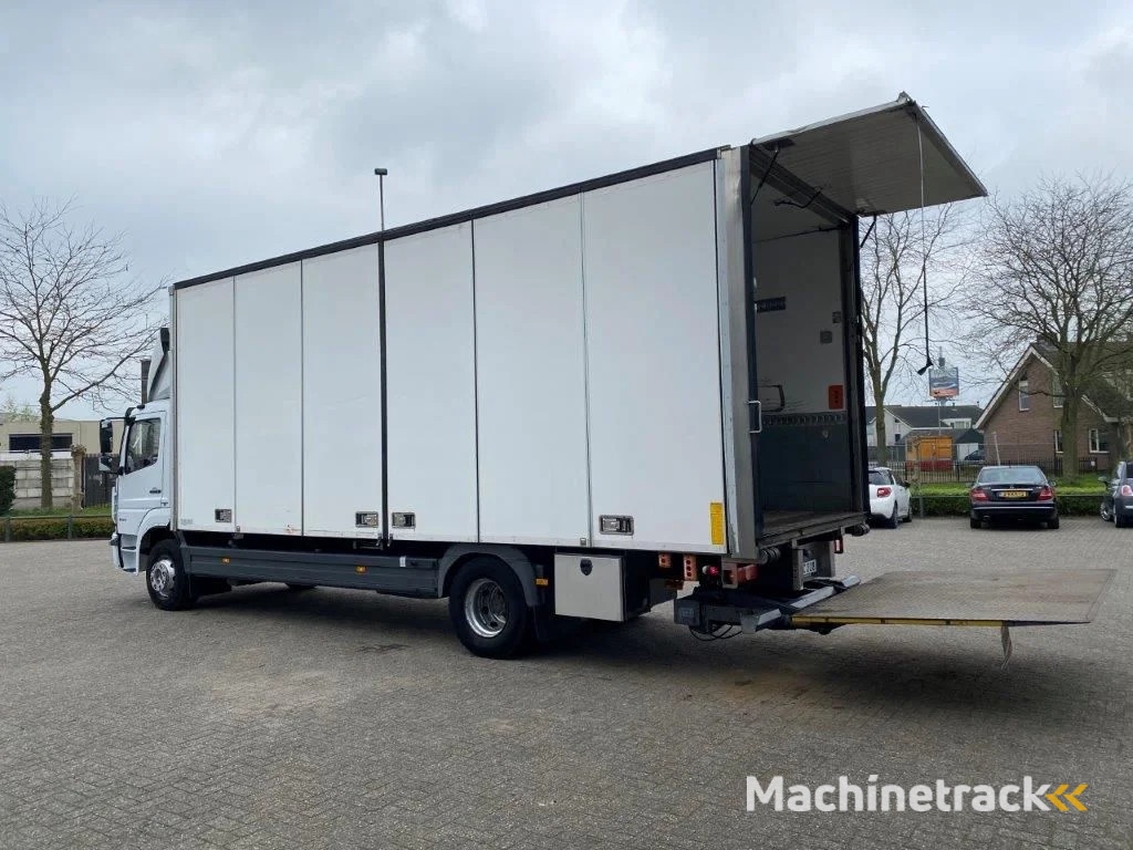 Mercedes-Benz ATEGO 1624 / AUTOMATIC / CLOSED BOX / SIDE DOORS / AIRCO / LWDS / FCW / EURO-6 / 2016