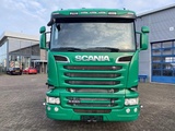 Miniaturansicht von Scania R520 V8 / 8X4 / BIG AXLE / AJK HOOKLIFT 30TON / LIFT+LENKACHSE / NAVI / LEATHER / FULL-AIR / AUTOMATIC / EURO-6 / 2015