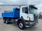 Miniaturansicht von Scania 114-340 / 6X4 / 2 SIDE TIPPER / BIG AXLE / FULL-STEEL / DRUM BRAKES / MANUAL / 1999