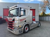 Minituur van Scania NGS R450 / ENGINE RUNNING / RETARDER / HYDRAULICS / ONLY:565078 KM / FULL-AIR / ALCOA / LEATHER / EURO-6 / 2020