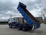 Minituur van Scania 114-340 / 6X4 / 2 SIDE TIPPER / BIG AXLE / FULL-STEEL / DRUM BRAKES / MANUAL / 1999