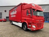 Minituur van DAF CF400 / CURTAIN SAILS / BIG PLATFORM 2500 KG / DEB / NAVI / FULL-AIR / LWDS / ACC / AUTOMATIC / EURO-6 / 2015