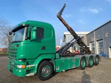 Miniaturansicht von Scania R520 V8 / 8X4 / BIG AXLE / AJK HOOKLIFT 30TON / LIFT+LENKACHSE / NAVI / LEATHER / FULL-AIR / AUTOMATIC / EURO-6 / 2015