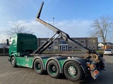 Miniaturansicht von Scania R520 V8 / 8X4 / BIG AXLE / AJK HOOKLIFT 30TON / LIFT+LENKACHSE / NAVI / LEATHER / FULL-AIR / AUTOMATIC / EURO-6 / 2015