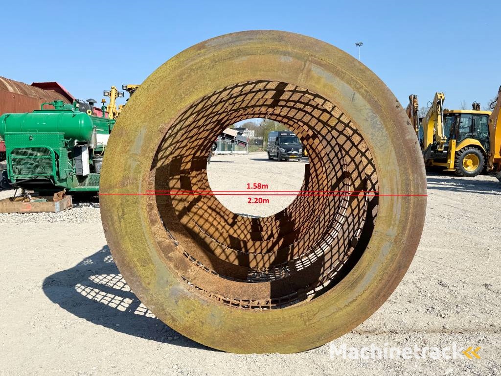 Terra Select T5 7x7 cm - Zeeftrommel / Siebtrommel / Drumscreen