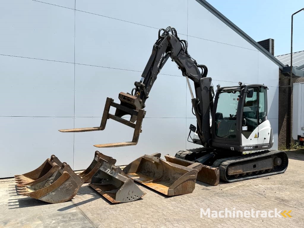Mecalac 8MCR - 6 Attachments Included! Auto Greasing