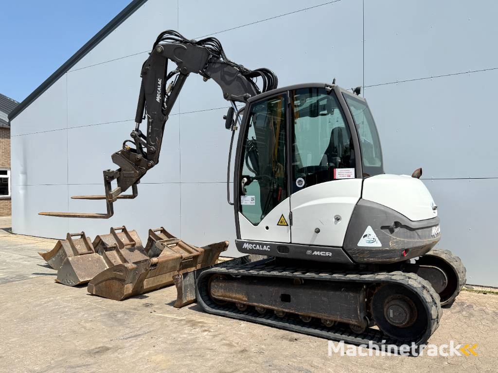 Mecalac 8MCR - 6 Attachments Included! Auto Greasing
