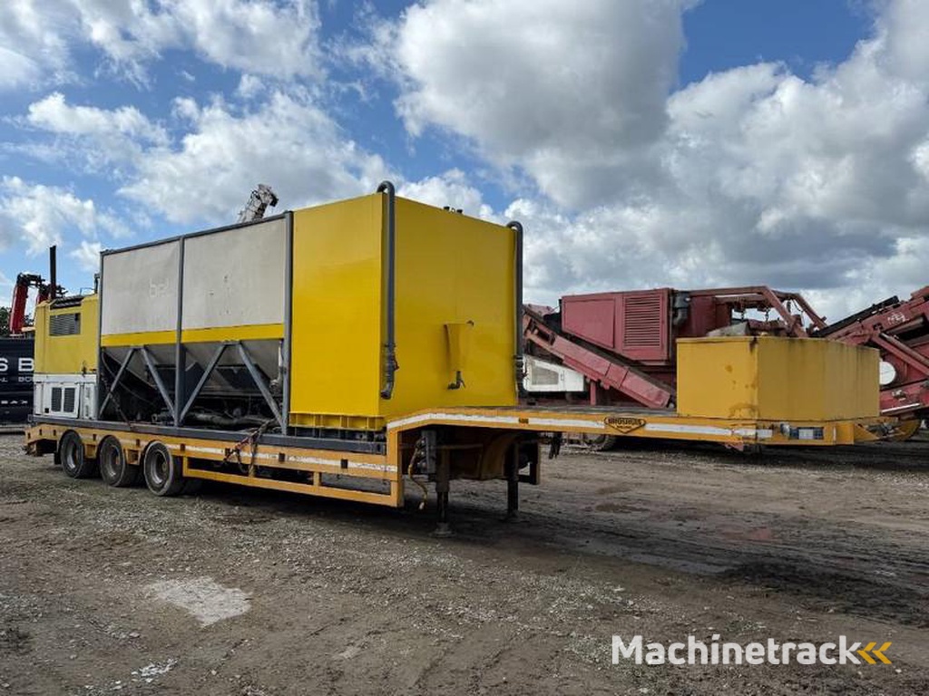 Wirtgen WM400-Broshuis-Trailer-Menginstallatie