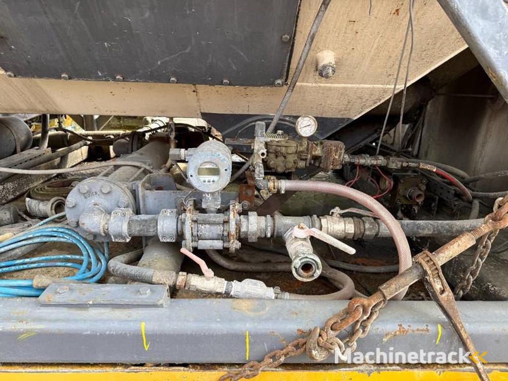 Wirtgen WM400-Broshuis-Trailer-Menginstallatie