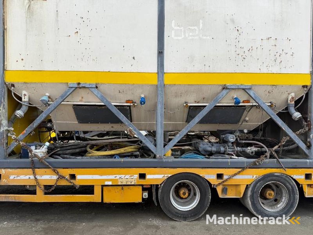 Wirtgen WM400-Broshuis-Trailer-Menginstallatie