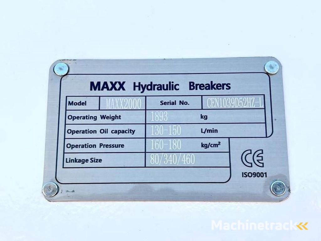 nc 2000 hammer / 18-26 ton /hydraulic breaker /