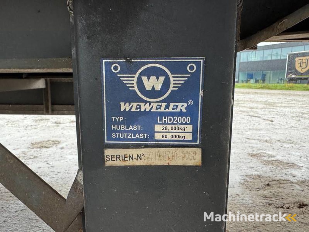 Fruehauf ONCRK-32-220-A-Taillift-Forced-Steering