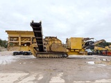 Minituur van Gipo Giporec-R130-FDR-Side-Conveyor-Caterpillar-C15