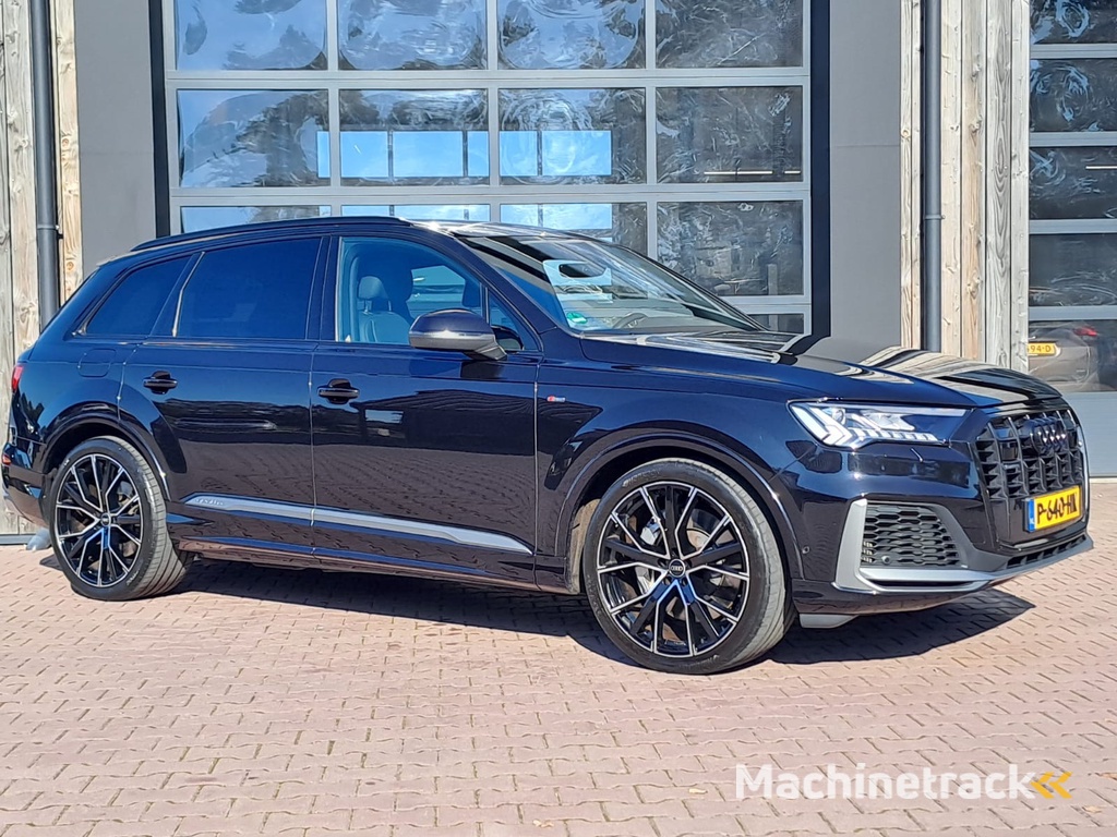Audi Q7 55 TFSI e quattro Pro Line Plus S-line | Matrix LED | Luchtvering | Trekhaak | Leder | Keyless | HUD | Camera | ACC |