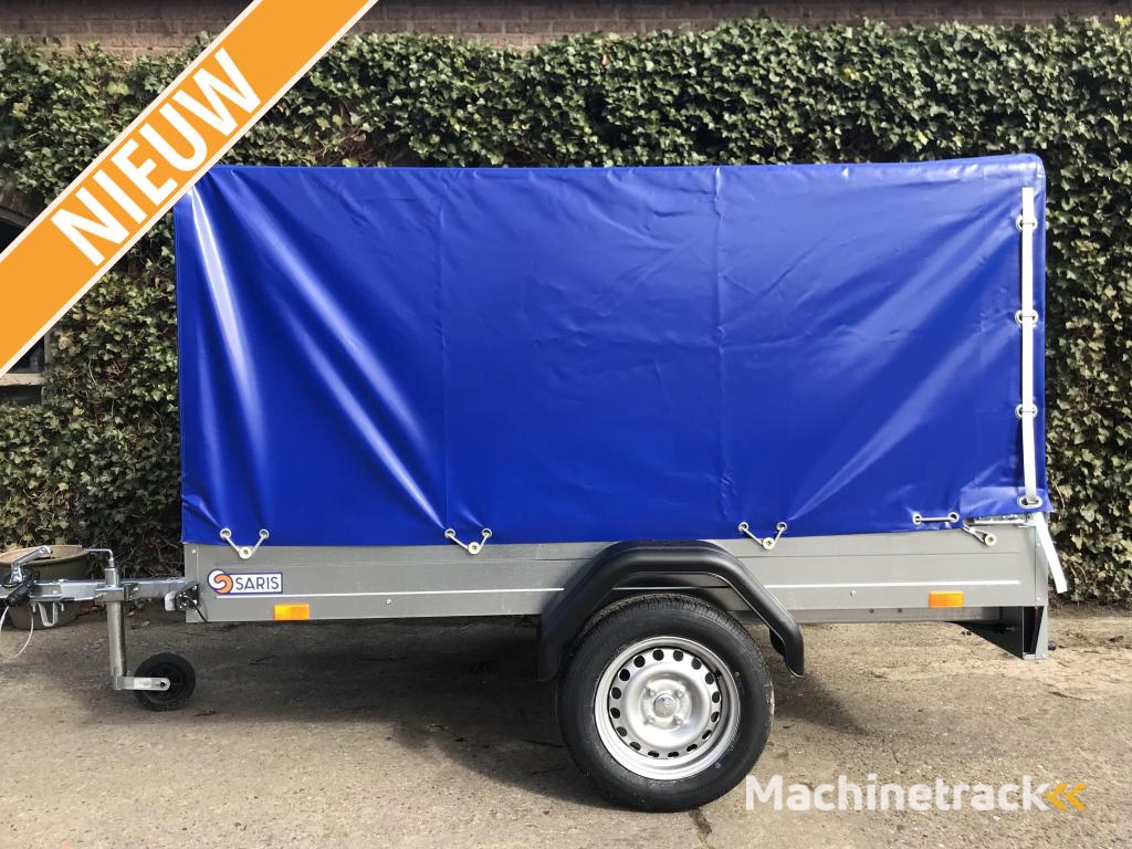 Saris King 75 met huif XL aanhangwagen + Huif