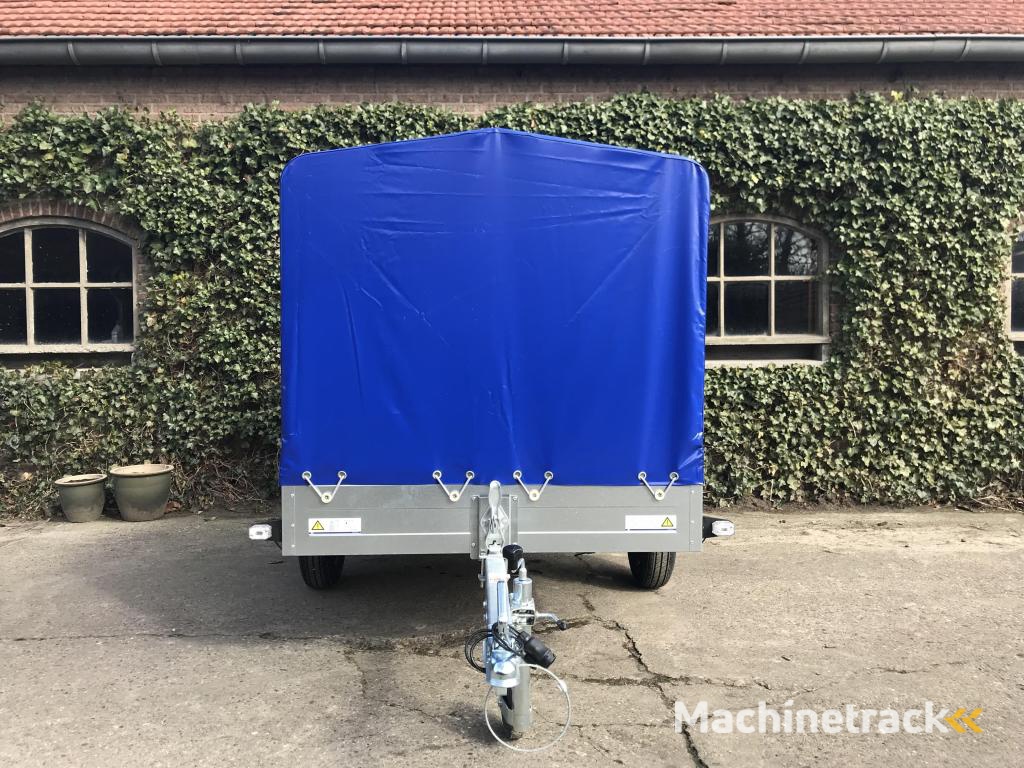 Saris King 75 met huif XL aanhangwagen + Huif