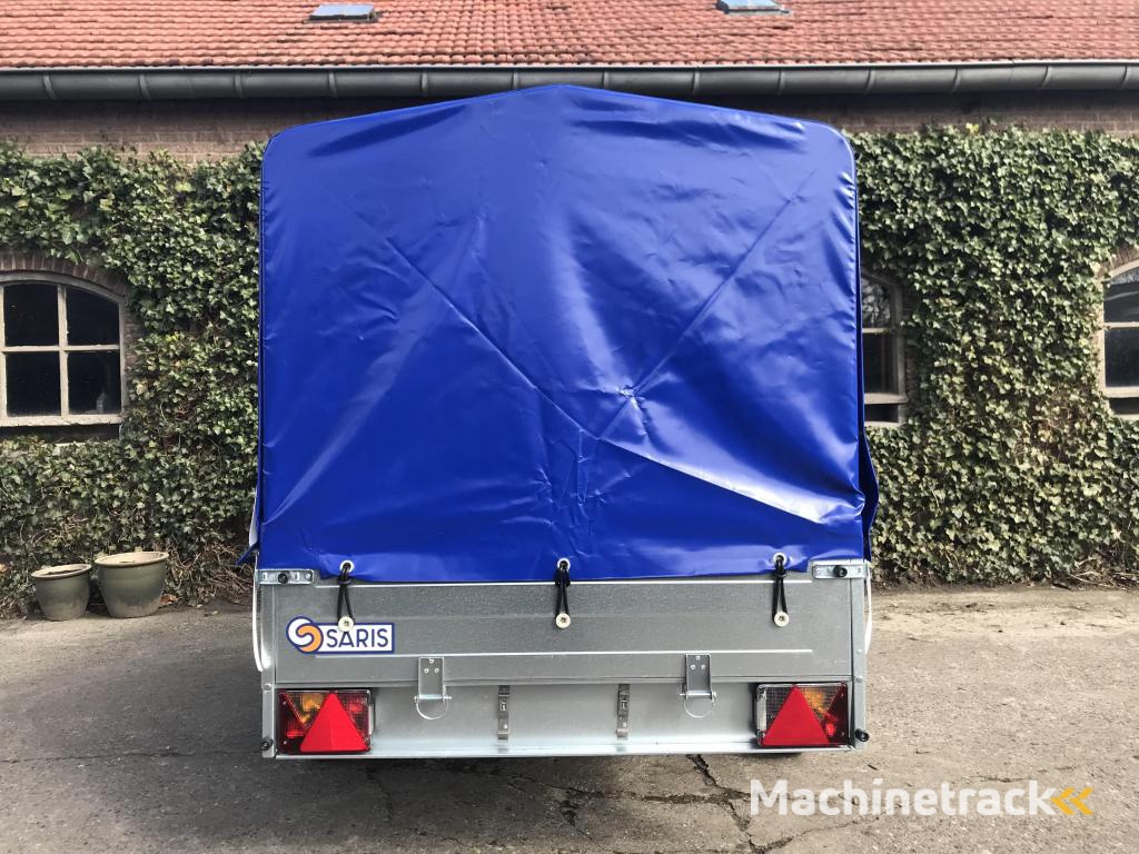 Saris King 75 met huif XL aanhangwagen + Huif