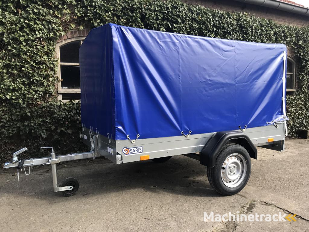 Saris King 75 met huif XL aanhangwagen + Huif