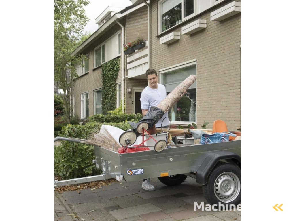 Saris King 75 met huif XL aanhangwagen + Huif