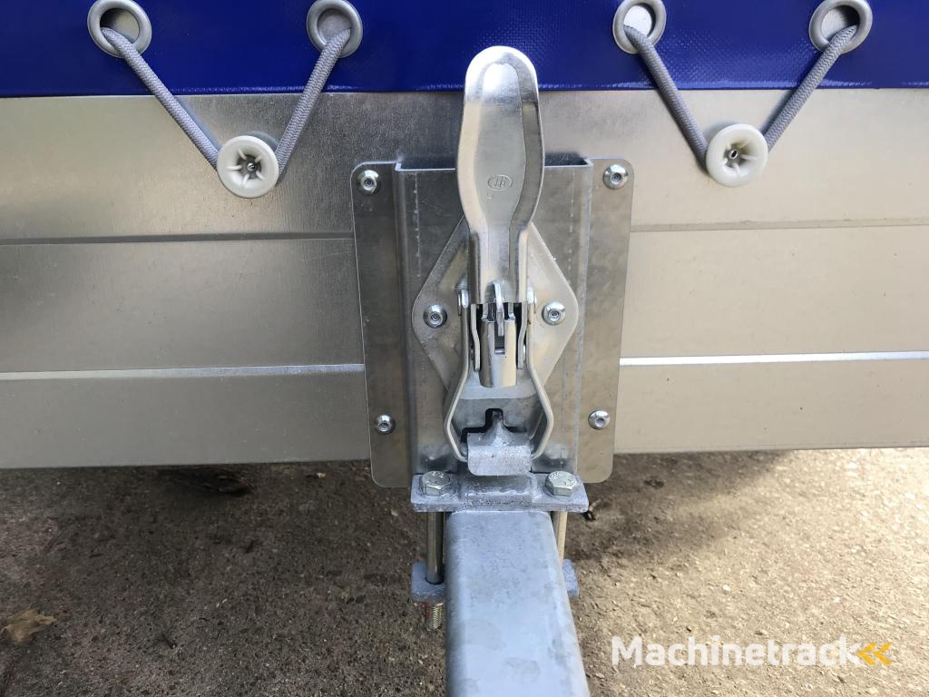 Saris King 75 met huif XL aanhangwagen + Huif