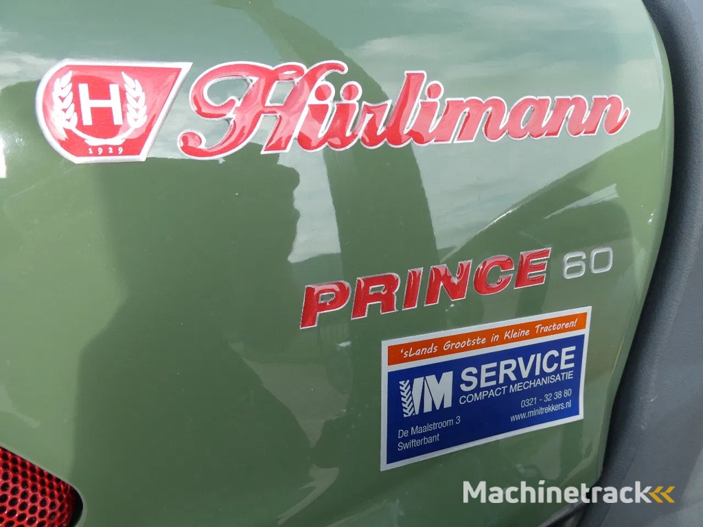 Hürlimann Prince 60 4wd / 00001 Draaiuren / Full Options