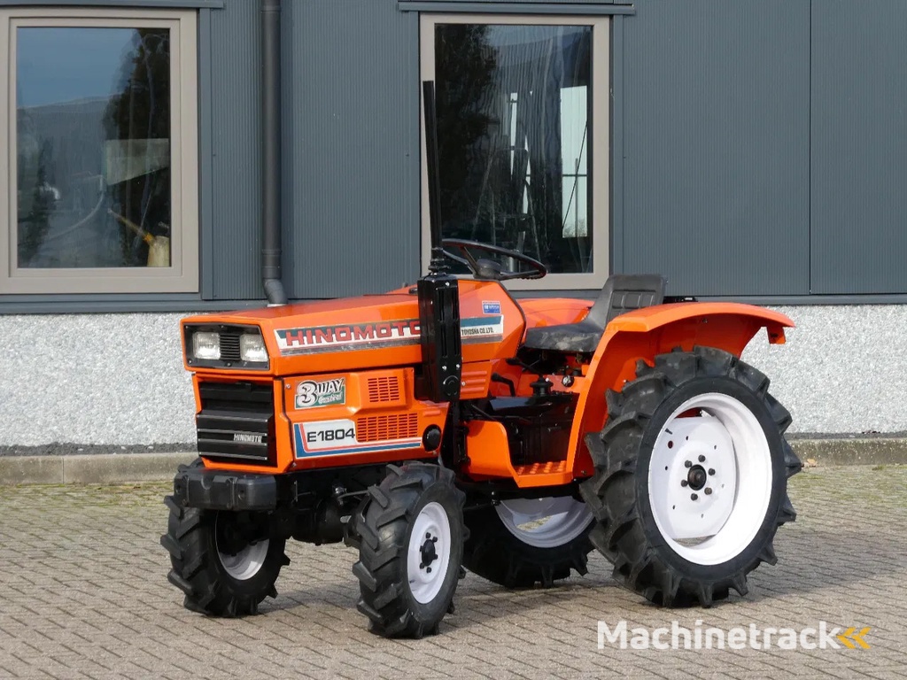 Hinomoto E1804 4wd / 1281 Draaiuren / Miditrekker