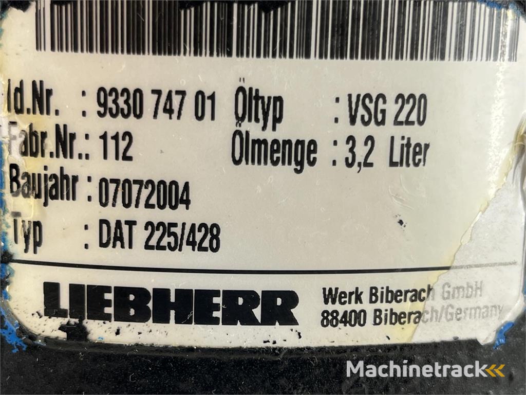 Liebherr LTM 1250-6.1 Slewing gear