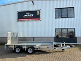 Minituur van IFOR Williams Trailer GX 125 Machine transporter 366x157 cm