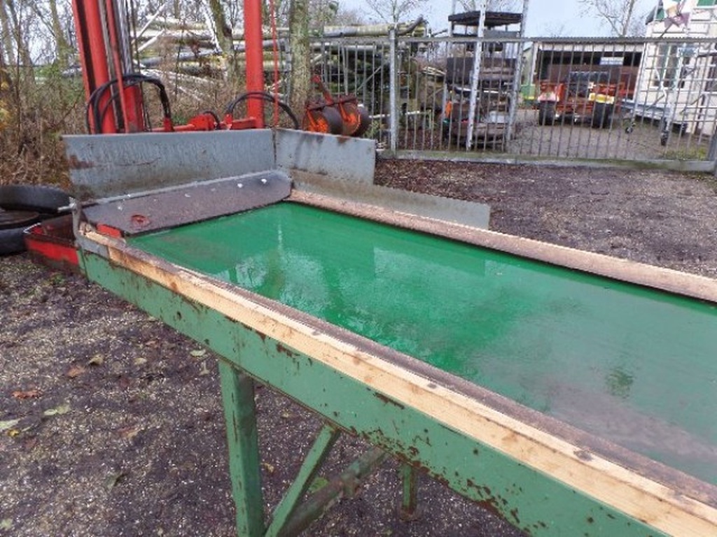 Vlakke band / transportband 6 meter lang 60 cm breed