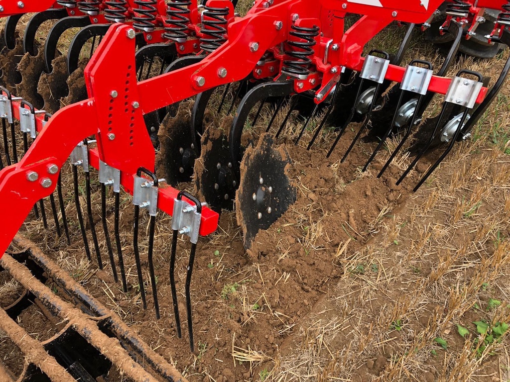 Kramer MINOS Schijveneg met veren Lemken