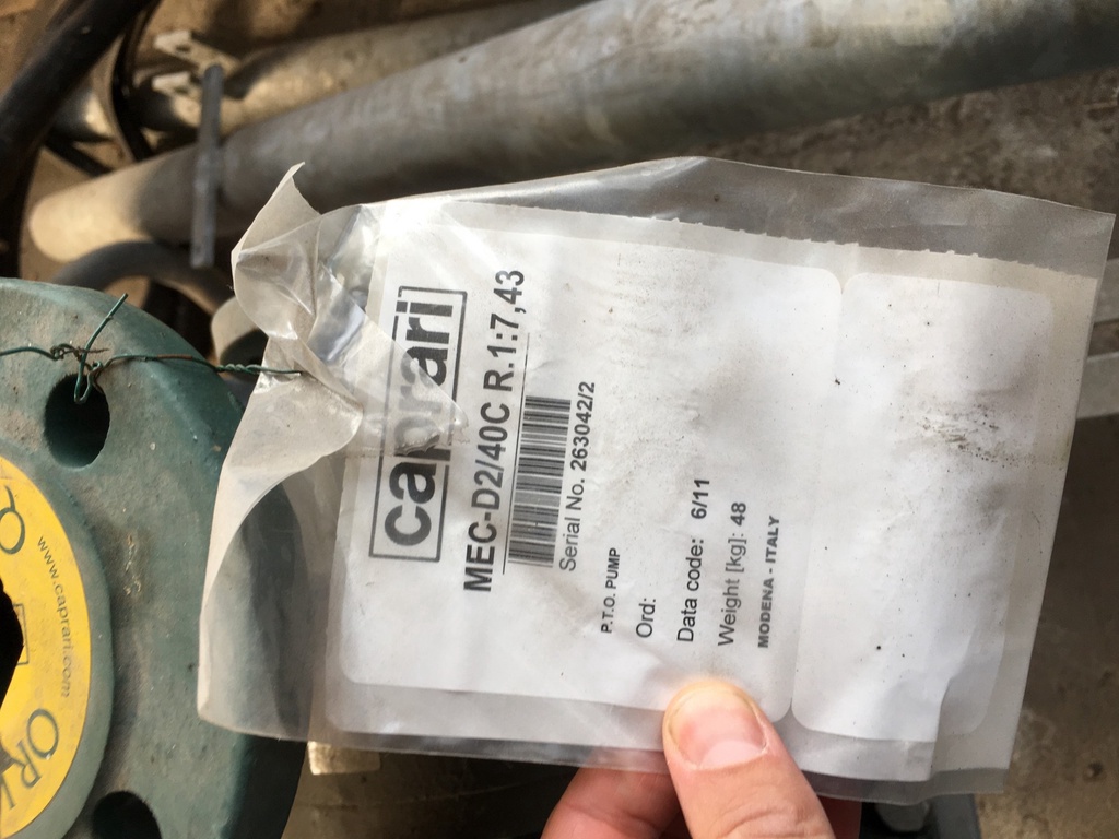 pomp op aftakas caprari D2/40A MEC