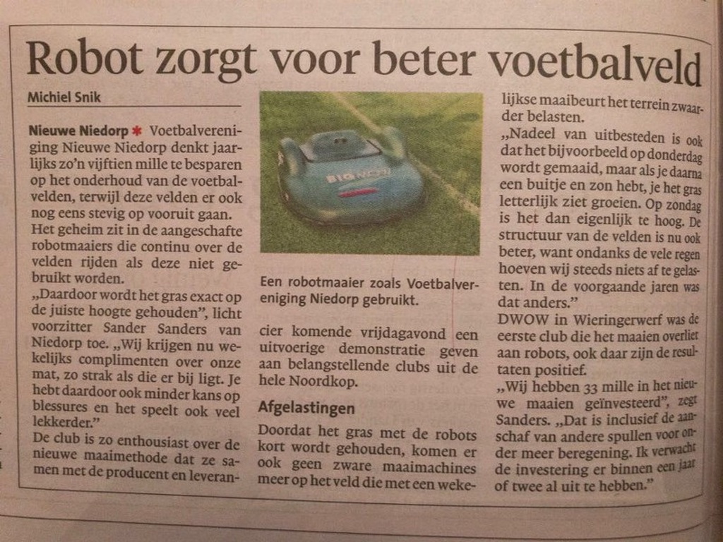 BELROBOTICS robotmaaier