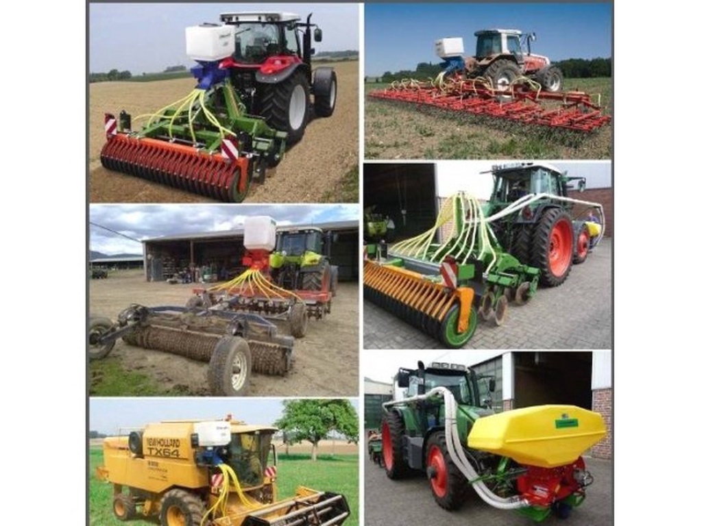 Technik Europart zaaimachines Pneumatische zaaimachines Universeelstrooiers