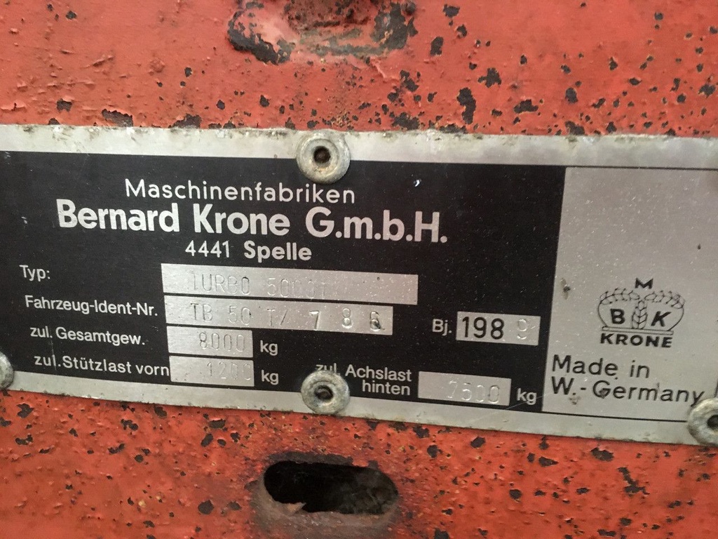 Krone met losband turbo 5000