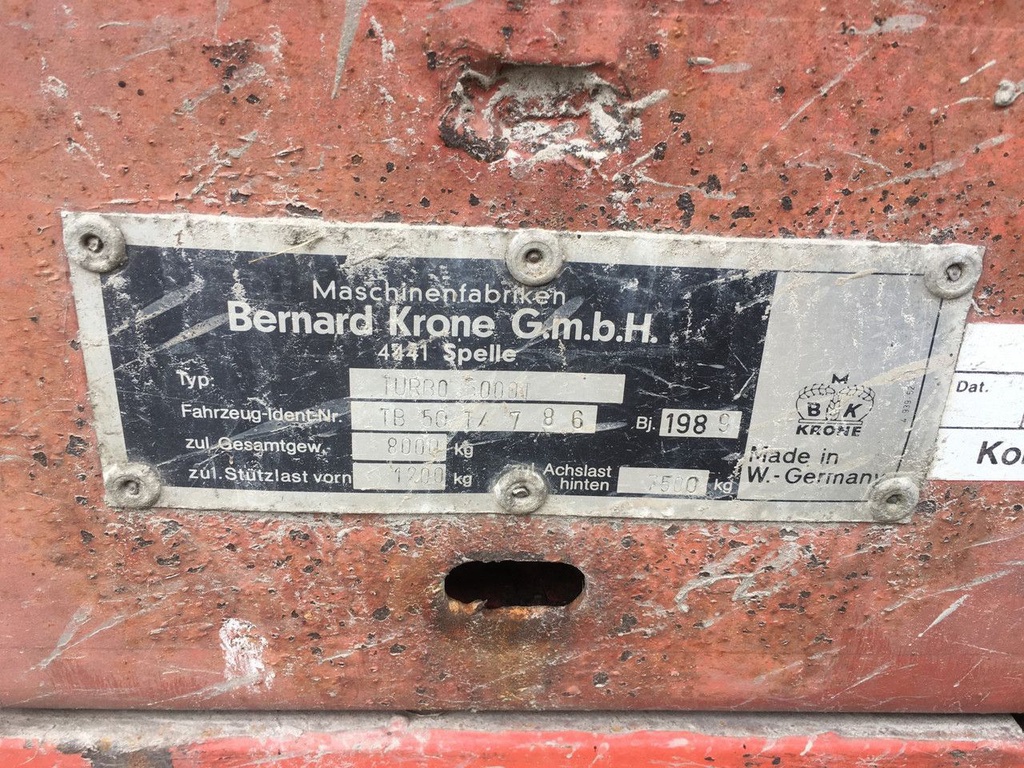 Krone met losband turbo 5000