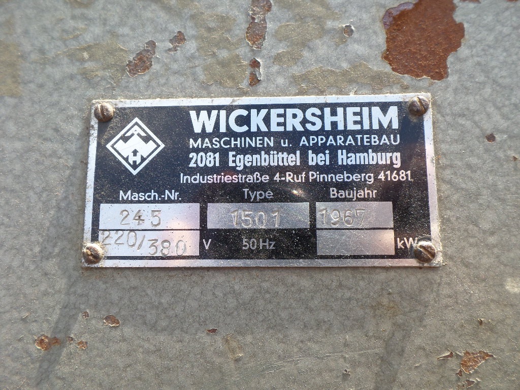 Wickersheim afweger 1501