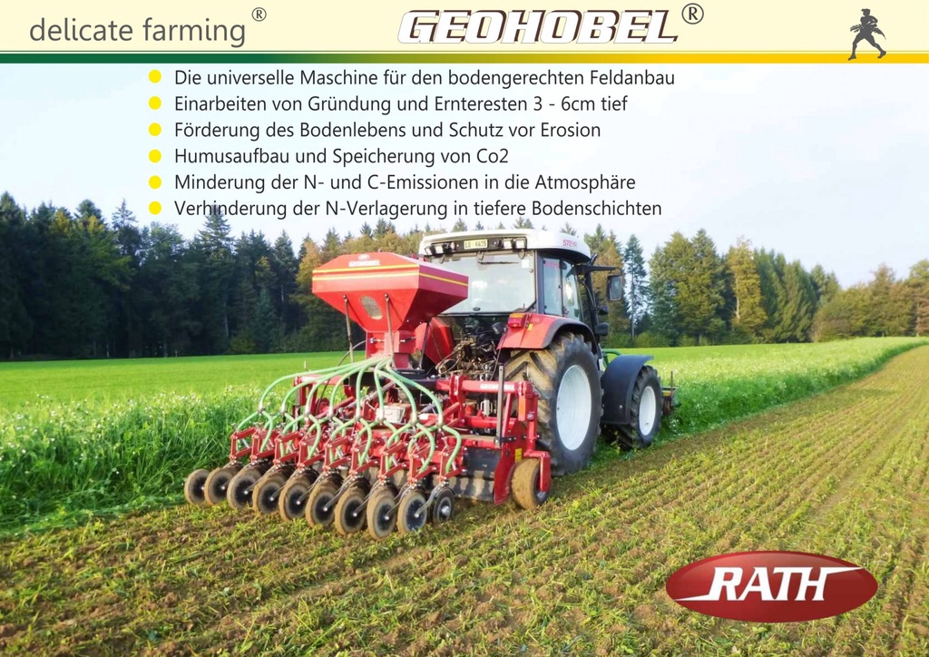 Grond bewerken / zaaien GEOHOBEL ondiep grond bewerken