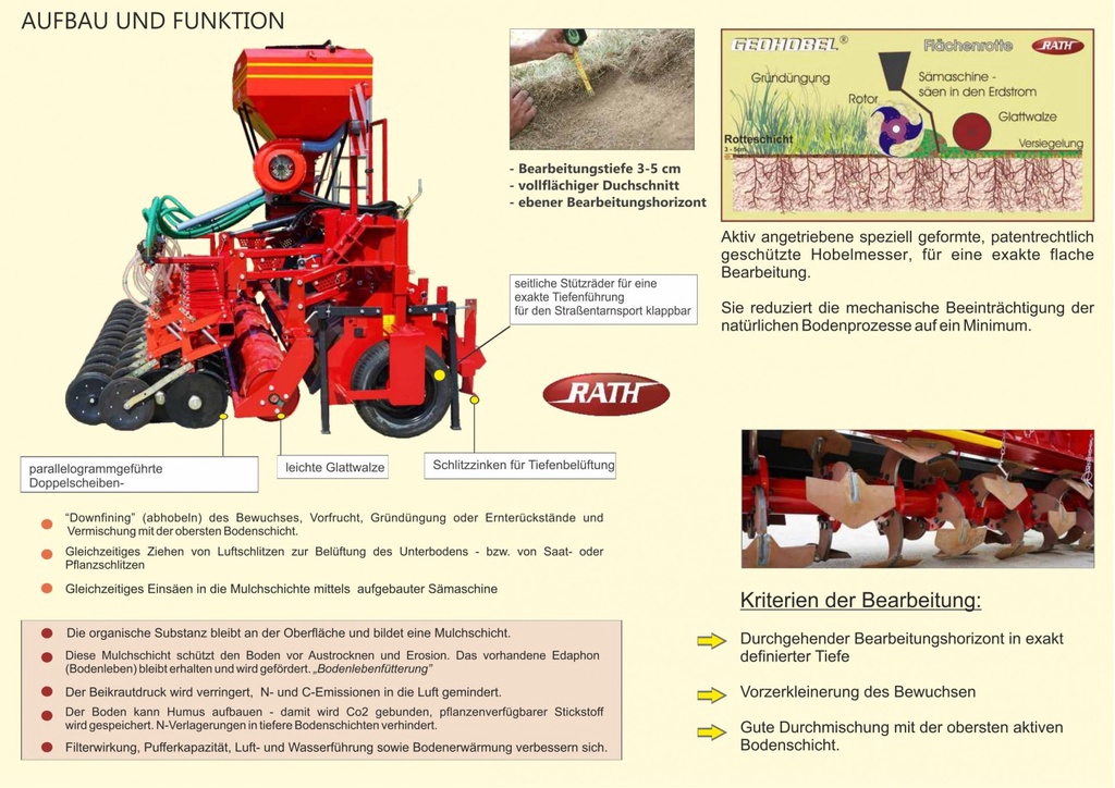 Grond bewerken / zaaien GEOHOBEL ondiep grond bewerken