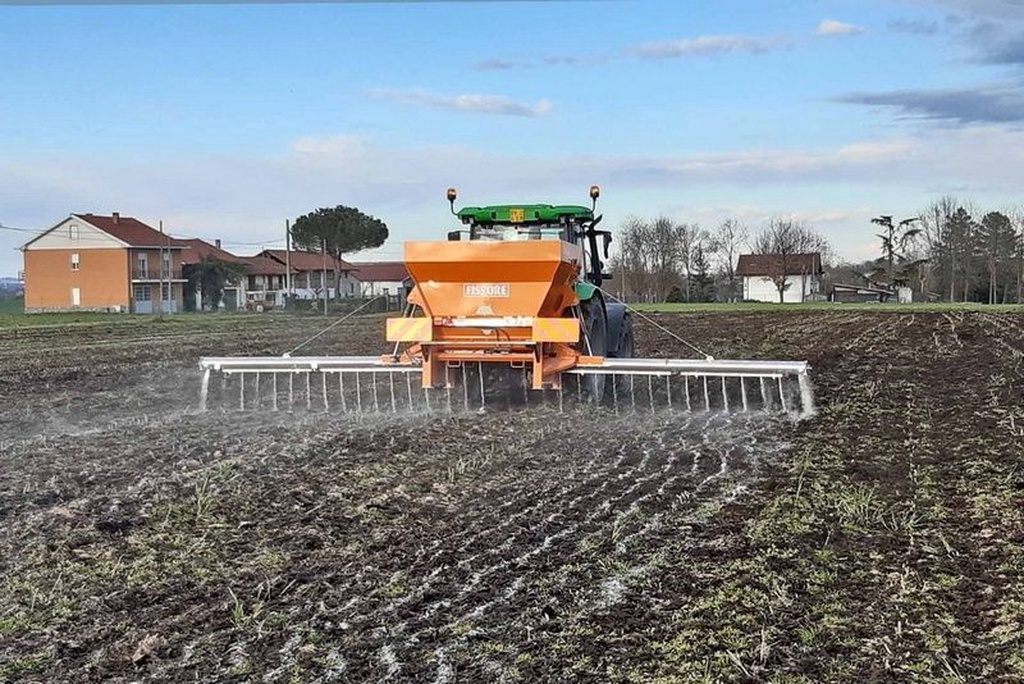 Kramer FISSORE korrel strooier kunstmest 1 tot 1.2 meter werkbreedte